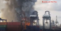 O explozie devastatoare s-a produs la bordul unei nave aflate intr-un un port din Thailanda. Deflagratia a fost urmata de un incendiu urias, in urma caruia cel putin 50 de persoane au fost ranite - VIDEO