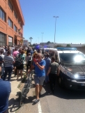 Incidente la Castellon, unde mii de romani scandeaza ”hotii” si ”ciuma rosie”. A intervenit Politia
