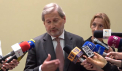LIVE TEXT. Declaratiile lui Johannes Hahn dupa vizita de lucru la Chisinau: "In cazul in care se vor produce alegeri anticipate, esta riscul ca FMI sa suspende programul de asistenta"