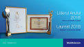 Rezultatele remarcabile ale Moldtelecom din anul 2018 au fost consemnate si prin trofeul „Mercuriul de Aur”, obtinut in cadrul nominalizarii „Liderul Anului” la concursul Marca Comerciala