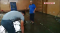 A plouat intens in sudul tarii. La Cantemir, drumurile si curtile oamenilor nu se mai vedeau de sub ape. Iar in Ciobalaccia, suvoaiele au inundat sala de sport a liceului din localitate - VIDEO