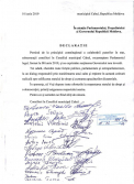 Autoritatile Publice Locale din mai multe colturi ale tarii declara deschis ca recunosc noua conducere a tarii si vor conlucra doar cu ei. Consiliul municipal Cahul a semnat o declaratie - FOTO/DOC