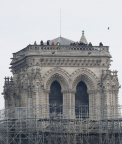 Prima slujba sustinuta la Notre-Dame de Paris dupa incendiul de acum 2 luni - VIDEO