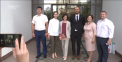 Maia Sandu si-a preluat oficial biroul de premier. Asa cum i se cuvine unui demnitar, prim-ministrul s-a ales cu paza si protectie de stat. Sandu spune ca e prima data cand are bodyguarzi - VIDEO