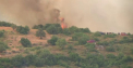 Una dintre cele mai mari insule grecesti, in pericol din cauza incendiilor de vegetatie - VIDEO