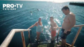 Vladimir Zelenski s-a scaldat in Marea Neagra impreuna cu locuitorii din Odessa si echipa sa de la presedintie - VIDEO