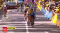 Cea de-a zecea etapa a Turului Frantei a avut o desfasurare dramatica spre final. Ciclistul Van Aert din Belgia a reusit sa castige cursa, dar liderul clasamentului a produs surpriza zilei - VIDEO