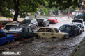 Mai multe masini au ramas blocate, iar strazile inundate, dupa ce a plouat abundent la Odesa - GALERIE FOTO /VIDEO