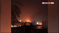 Un avion ucrainean, care transporta ajutor umanitar, a fost distrus, in urma unui atac cu drone pe un aeroport din Libia. Aeronava a luat foc pe pista de aterizare - VIDEO