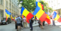 Membrii asociatiei „UNIREA-ODIP” organizeaza Flashmob la Judecatoria Rascani si le cere magistratilor sa nu tergiverseze dosarul interdictiei unionistului George Simion in Republica Moldova - VIDEO