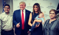 O poza postata de Melania Trump a starnit controverse. Ce gest a facut presedintele SUA