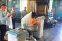Botezul unui copil de un an dintr-o localitate din Rusia s-a incheiat la politie: videoclipul este socant - VIDEO