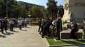 Depunere de flori de catre Cabinetul de ministri si cetateni la monumentul Stefan cel Mare si Sfant cu prilejul Zilei Independentei Republicii Moldova - VIDEO