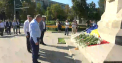 Depuneri de flori cu prilejul sarbatorii nationale „Limba noastra cea romana” - VIDEO