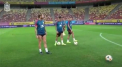Nationala Romaniei de fotbal este pregatita de duelul de foc cu reprezentanta Spaniei, insa Sergio Ramos le-a trimis un mesaj dur romanilor, inainte de meci. Spaniolul a marcat un gol de senzatie in timpul antrenamentului de pe National Arena - VIDEO