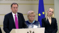 Fractiunea parlamentara a Partidului Politic Sor a sustinut un briefing de presa, dupa ce Procurorul General a cerut ridicarea imunitatii deputatilor Marina Tauber si Reghina Apostolova - VIDEO