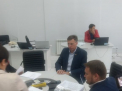 Dorin Chirtoaca depune actele pentru a se inregistra in calitate de candidat la functia de primar de Chisinau - FOTO