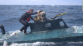 Cocaina de 165 de mil. €, gasita intr-un submarin. De ce a aruncat Paza de Coasta 500 kg