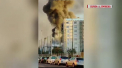 Incendiu urias in orasul francez Lyon. Autoritatile nu stiu inca de la ce a pornit