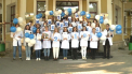 Studentii de la Universitatea de Medicina din capitala au organizat un flashmob de Ziua mondiala a Vederii - VIDEO