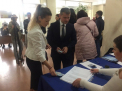 Valeriu Munteanu a venit sa-si exercite dreptul la vot. Ce spune acesta despre prezenta la vot: „In general, se misca incet proceul astazi” - FOTO/VIDEO