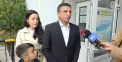 Primul scrutin in calitate de candidat. Vlad Turcanu si-a dat votul, alaturi de sotia si fiul sau