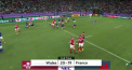 Tara Galilor a obtinut bilet in semifinala campionatului Mondial de rugby, care se desfasoara in Japonia. Sportivii i-au invins, in ultimele minute de joc, pe adversarii din Franta - VIDEO