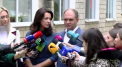 Momentul in care sotia lui Ion Ceban spune despre cine a votat si-l priveste lung pe sotul sau: "Am votat pentru omul, despre care stiu nu din auzite, ca o sa-si dedice tot sufletul" - VIDEO