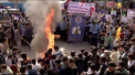 Iranul sarbatoreste criza ostaticilor din 1979. Steaguri americane, arse in strada