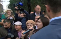 Protest in fata Parlamentului, pentru sustinerea guvernului Sandu: "Nu vrem coalitie, vrem justitie" - VIDEO