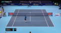 Novak Djokovic a inceput Turneul Campionilor cu o victorie surprinzatoare. El a trecut in doua seturi de italianul Matteo Berrettini - VIDEO