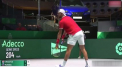 Noul format al Cupei Davis a adus meciuri spectaculoase inca din prima zi a competitiei de la Madrid. Cel mai tare duel s-a jucat intre Croatia si Rusia - VIDEO