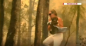 O femeie din Australia si-a riscat viata pentru a salva un urs koala, prins intre fasii de paduri arzande - VIDEO