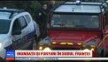 Inundatii in sudul Frantei. Oameni luati de viituri, elicopter de salvare prabusit