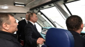 Putin, in primul tren dintre Rusia si Crimeea. UE critica deschiderea traficului feroviar
