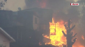 Zeci de case au fost facute scrum, in Chile, unde suprafete mari sunt cuprinse de incendii de vegetatie - VIDEO