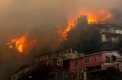 Evacuari in masa intr-un oras din Chile: Incendiile de vegetatie au distrus zeci de case. Primarul sustine ca au fost puse intentionat - VIDEO