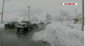 Fenomen neobisnuit pentru locuitorii din sudul Californiei. In zona, cunoscuta pentru temperaturile calde in aceasta perioada, au cazut ninsori - VIDEO