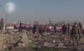 Apar imagini noi cu avionul ucrainean doborat la Teheran, saptamana trecuta - VIDEO