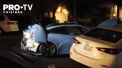 Un accident pe cat de spectaculos, pe atat de periculos, s-a petrecut in California. O soferita a plonjat cu masina peste rondul instalat in mijlocul unei intersectii si s-a oprit direct peste un alt autoturism parcat - VIDEO