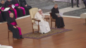 Papa Francisc a racit la o zi dupa ce a atins si a binecuvantat credinciosi din Roma