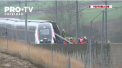 Accident groaznic in Franta. Cel putin 21 de de oameni au fost raniti, dupa ce un tren de pe ruta Strasbourg-Paris a deraiat - VIDEO