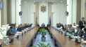 Igor Dodon, prezent la guvern impreuna cu Zinaida Greceanii si Ion Chicu pentru a discuta situatia privind coronavirusul in RM - VIDEO
