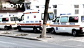 Medicii de la spitalele unde sunt adusi pacienti suspectati de coronavirus lucreaza la limita puterilor. Pe poarta spitalului Toma Ciorba, ambulantele intra la fiecare cateva minute - VIDEO