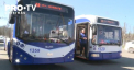 Rutele de troleibuz si autobuz au fost suplinite astazi in capitala. Autoritatile spun ca au scos mai multe vehicule pentru a evita aglomeratia in transportul public - VIDEO 