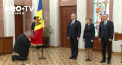 Dupa formarea aliantei, democratii s-au ales cu cinci fotolii in cabinetul Chicu. Noii ministri au depus juramantul imediat dupa semnarea acordului de colaborare - VIDEO