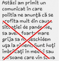 STOP FALS. Politia dezminte informatia, aparuta pe internet, precum ca hoti deghizati in medici intra in casele oamenilor