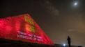 Marea Piramida din Giza a devenit scena pentru mesaje dedicate luptei impotriva coronavirusului - VIDEO