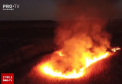 Nivel crescut de radiatii in jurul centralei de la Cernobil. Se intampla, dupa incendiul izbucnit sambata, in care au ars circa 100 de hectare de padure - VIDEO