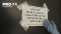 Un bloc de locuit din Bubuieci este in carantina dupa ce o locatara s-a imbolnavit de coronavirus. Totusi, nu exista un echipaj al politiei langa bloc, iar singura masura luata este un afis la intrare - VIDEO